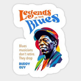 Buddy guy wpap Sticker